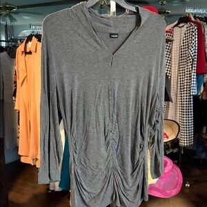 Rafaella Charcoal Gray Women's Tunic